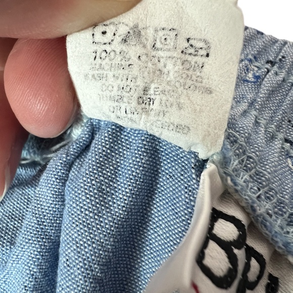 Vntg Briggs Gathered Waist Floral Pull-On Shorts Sz 16 Petite Cotton Made In USA - Picture 5 of 9